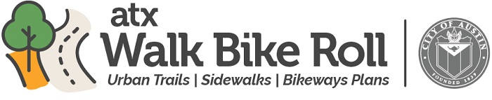 ATX Walk Bike Roll: Sidewalk, Urban Trails, and Bikeway Plan Updates Logo for ATX Walk Bike Roll