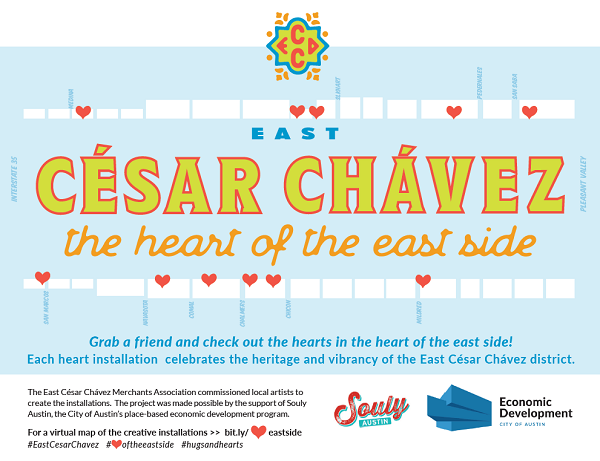 Hearts of the East Side Map Hearts of the East Side Map