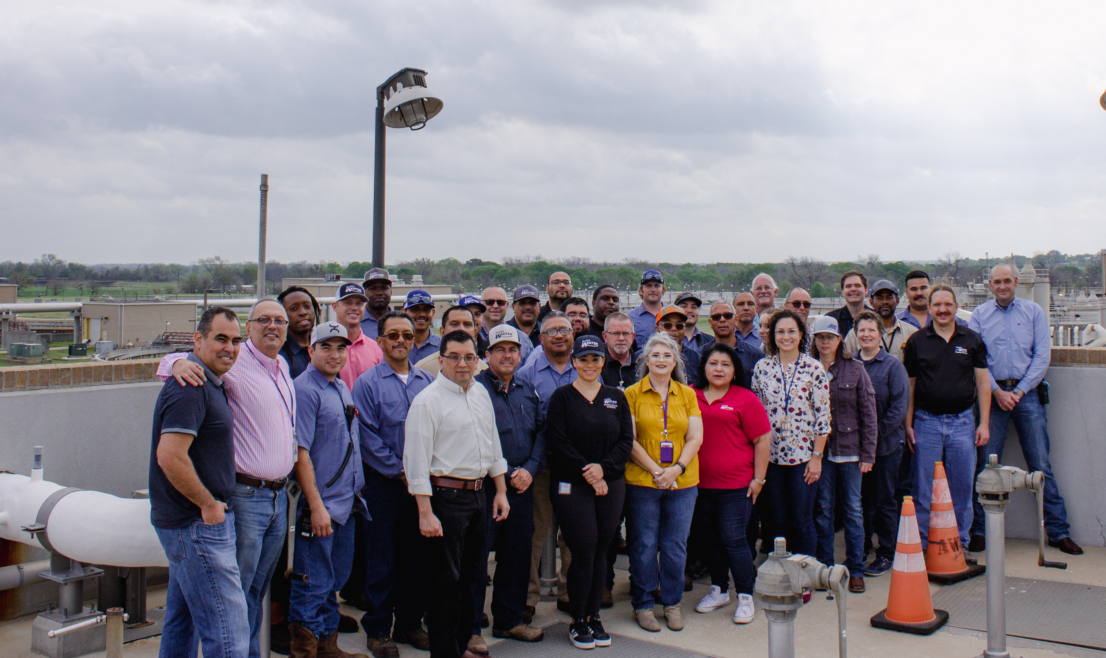 South Austin Regional Wastewater Treatment Plant crew and operations personnel