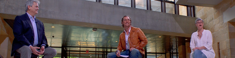 Matthew McConaughey, Mayor Steve Adler, and Judge Sarah Eckhart