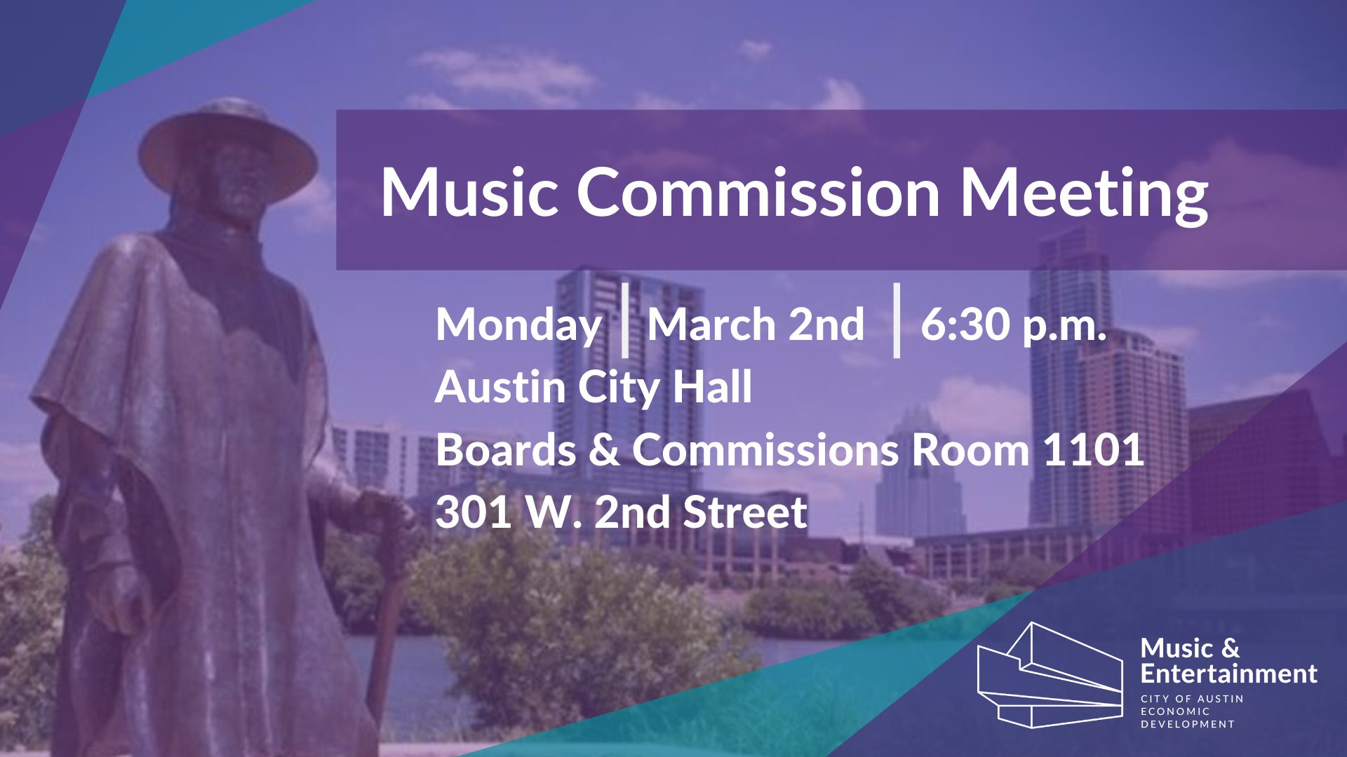 March Music Commission Meeting March Music Commission Meeting