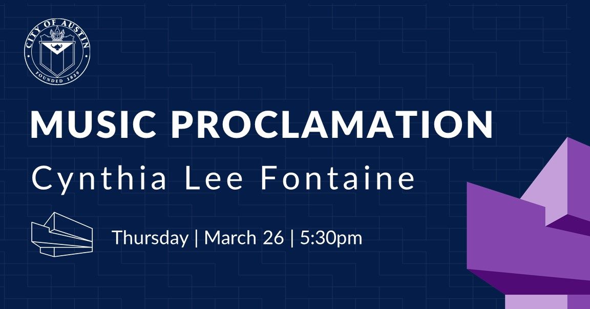 Proclamation Day: Cynthia Lee Fontaine Proclamation Day: Cynthia Lee Fontaine