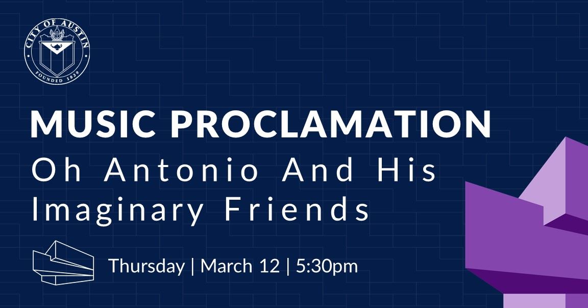 Proclamation Day: Oh Antonio And His Imaginary Friends Proclamation Day: Oh Antonio And His Imaginary Friends