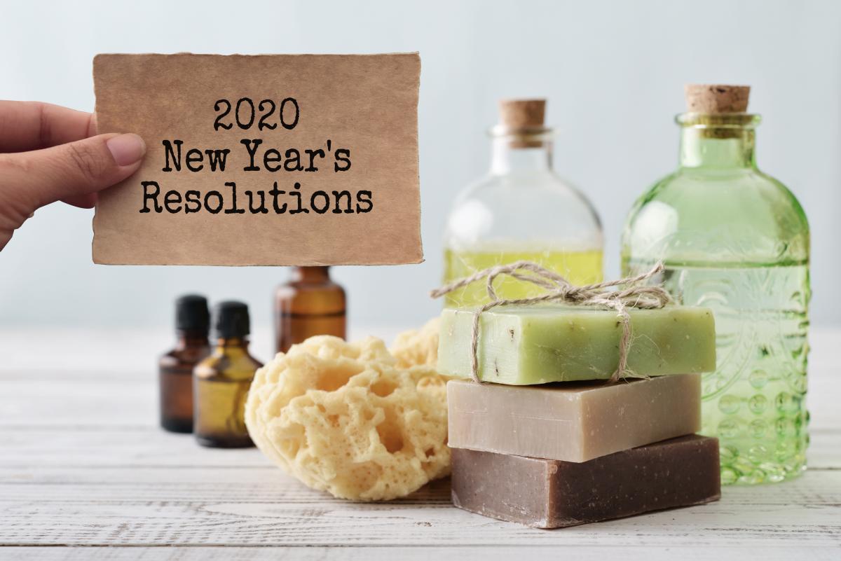 "2020 New Year's Resolutions" with Zero waste bathrooms