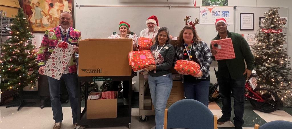 Employees with gifts