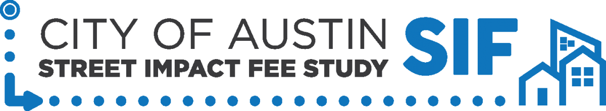 Logo that says City of Austin Street Impact Fee Study (SIF)