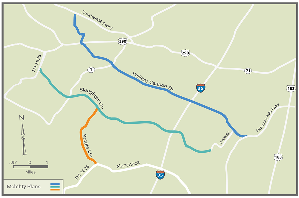 Map of limits of Mobility Plans