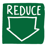 Graphic reads "reduce" with a down arrow
