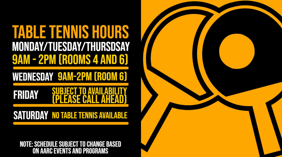 Table Tennis Hours