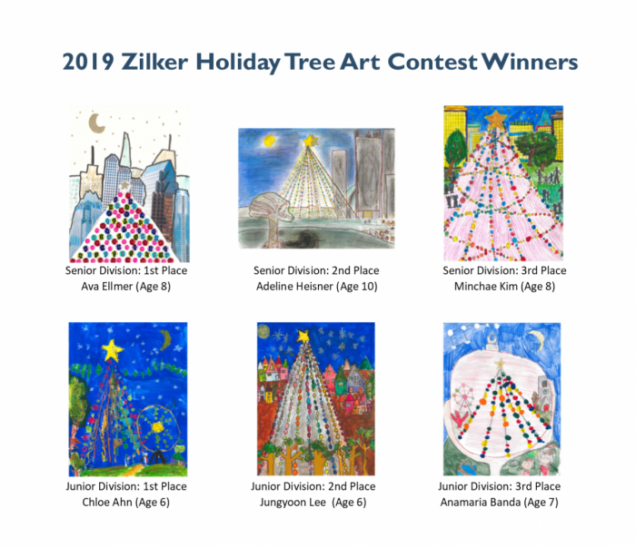 2019 Zilker Holiday Tree Art Contest Winners