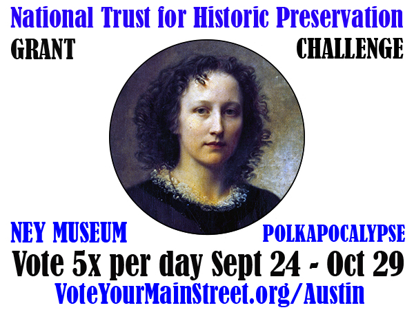 Vote for the Ney 5 times per day at VoteYourMainStreet.org/Austin
