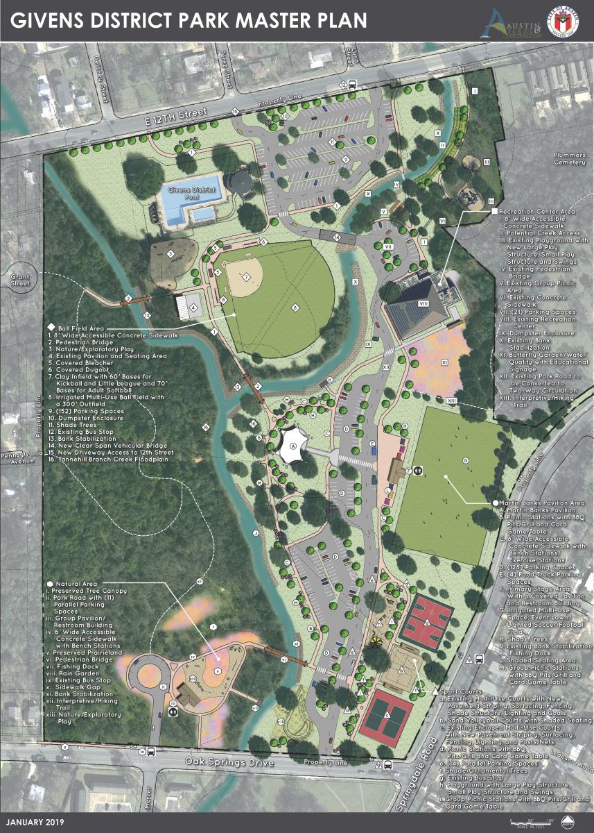 Givens District Park Improvements AustinTexas gov The Official