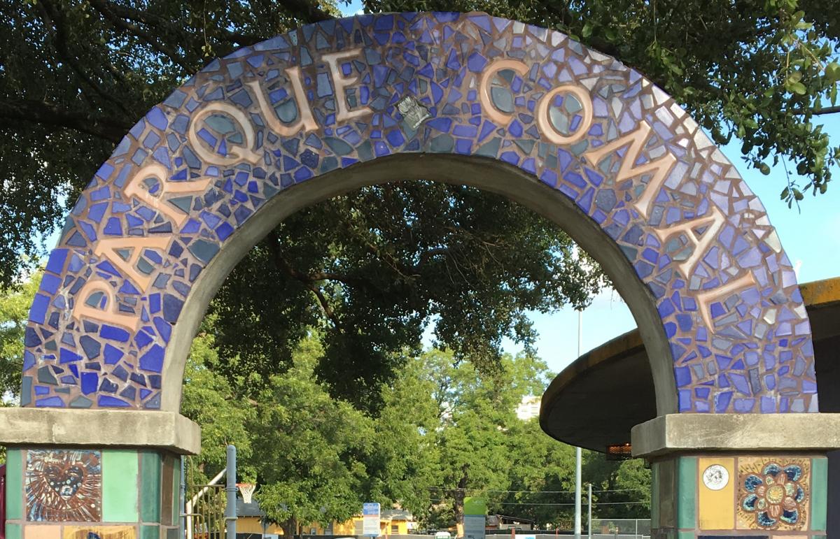 Existing Arch Entryway