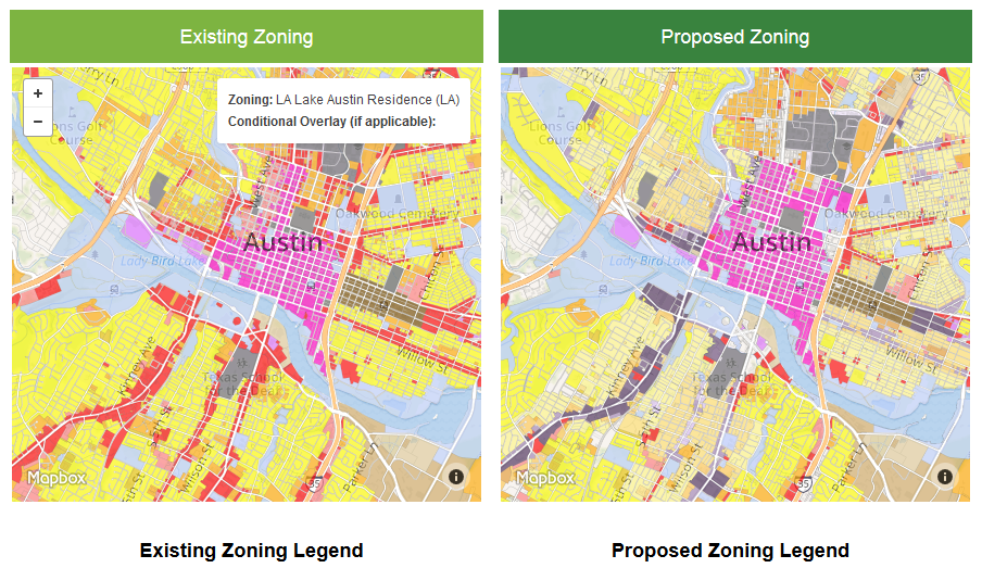 Review, compare zoning maps AustinTexas.gov The Official site of