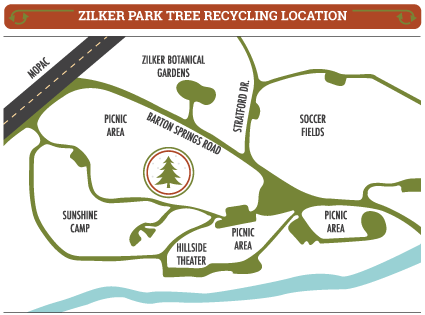 Map of Zilker Park