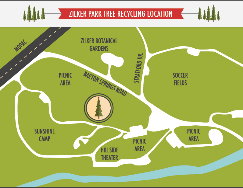 Map of Zilker Park