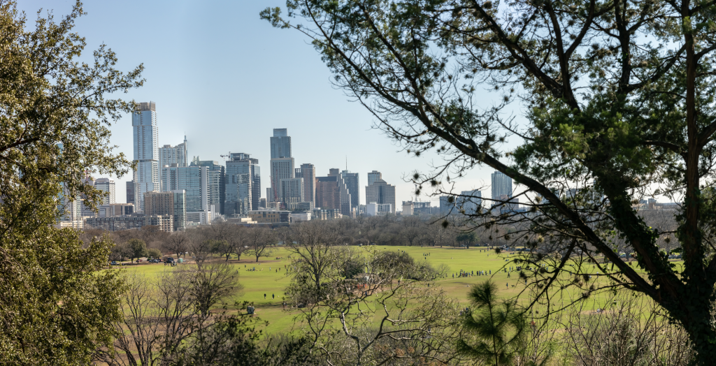 Zilker and downtown
