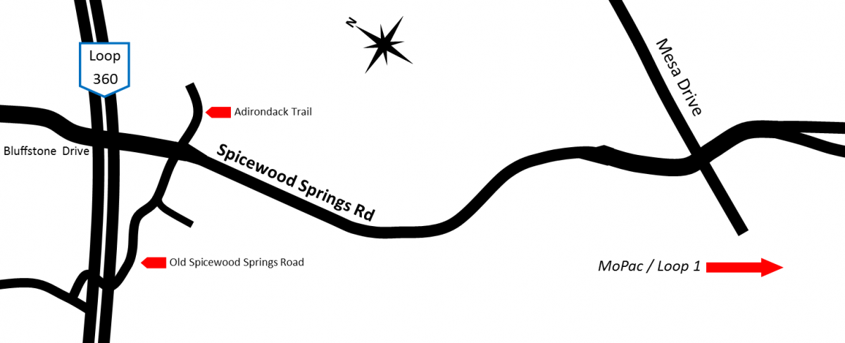 Map of approximate project limits.