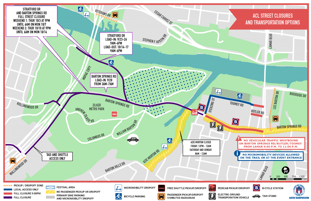 2019 Austin City Limits Mobility Guide AustinTexas.gov