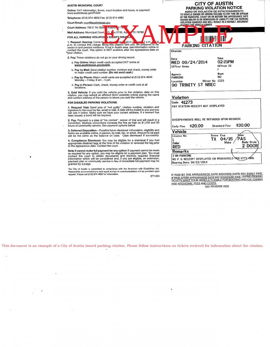 Enforcement and Citations AustinTexas gov