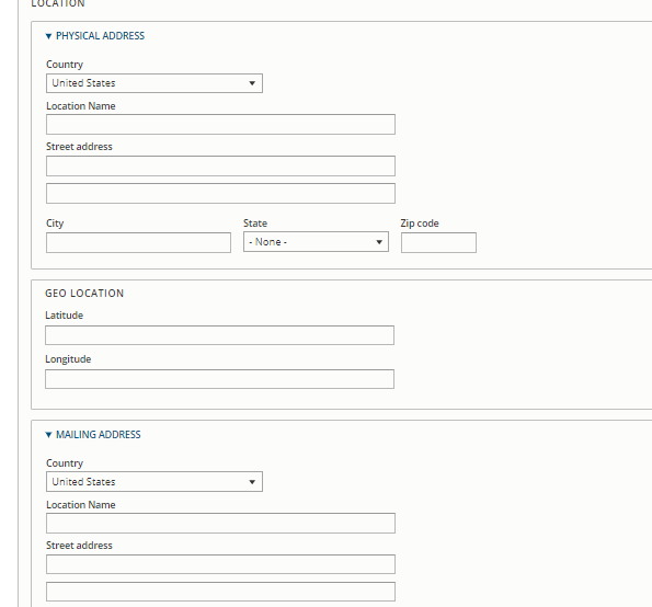 How to create contact information