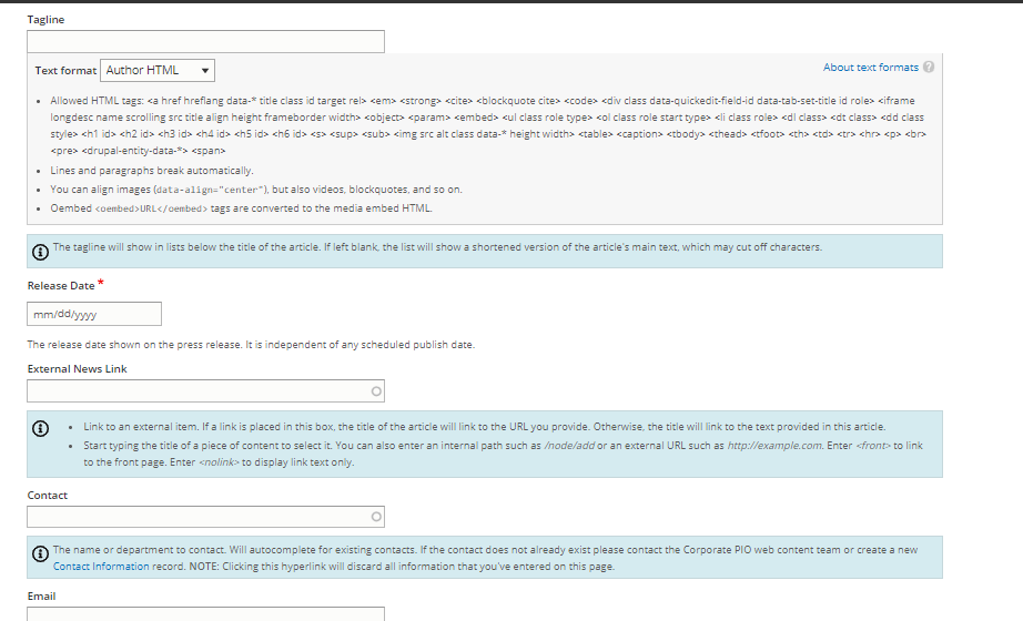 How to create a news release