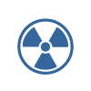 Hazardous-radioactive icon