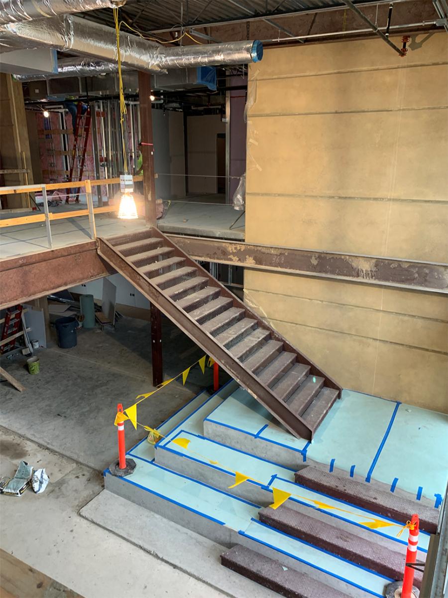 Main Lobby view from second floor on Parks and Recreation Department side.
