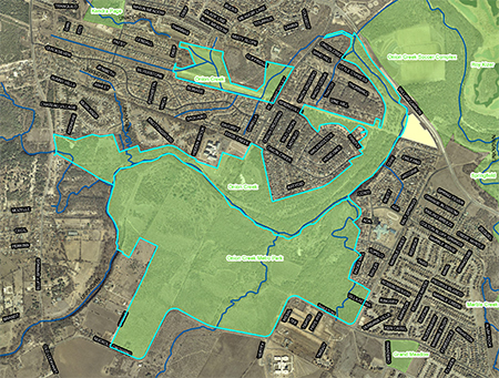 Onion Creek Metro Park Map