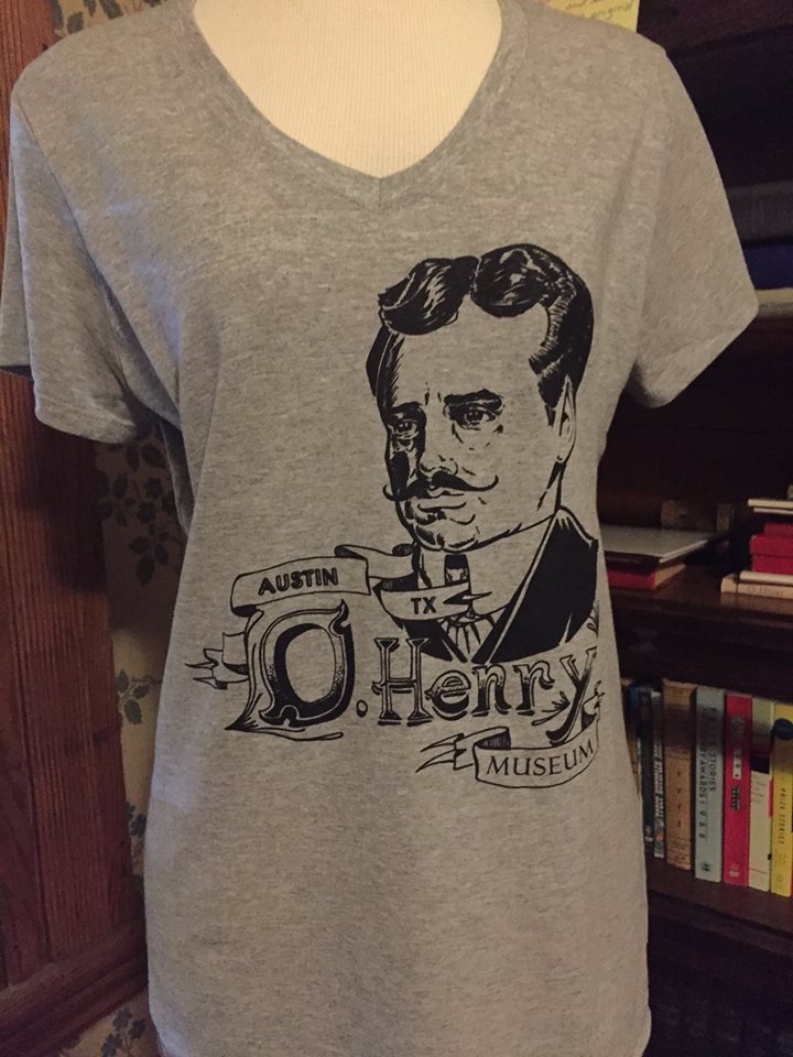 Spread the good word of O. Henry by purchasing one of our newly designed t-shirts ($20)