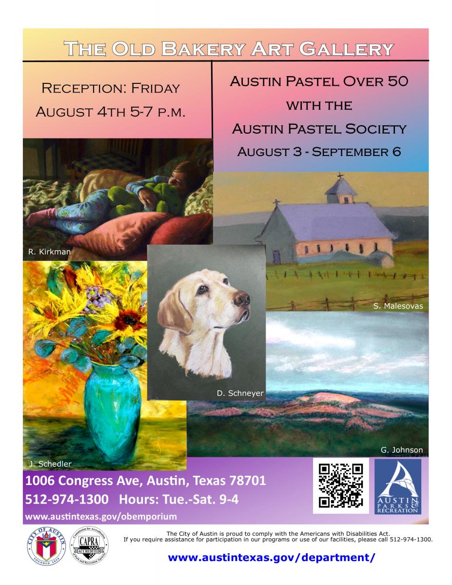 August art exhibt by the Austin Pastel Society