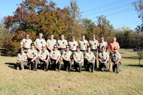 Groups photo of all rangers in the division