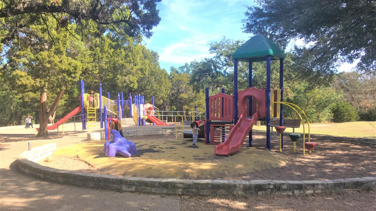 Playground equipment at Walnut Creek Metropolitan Park