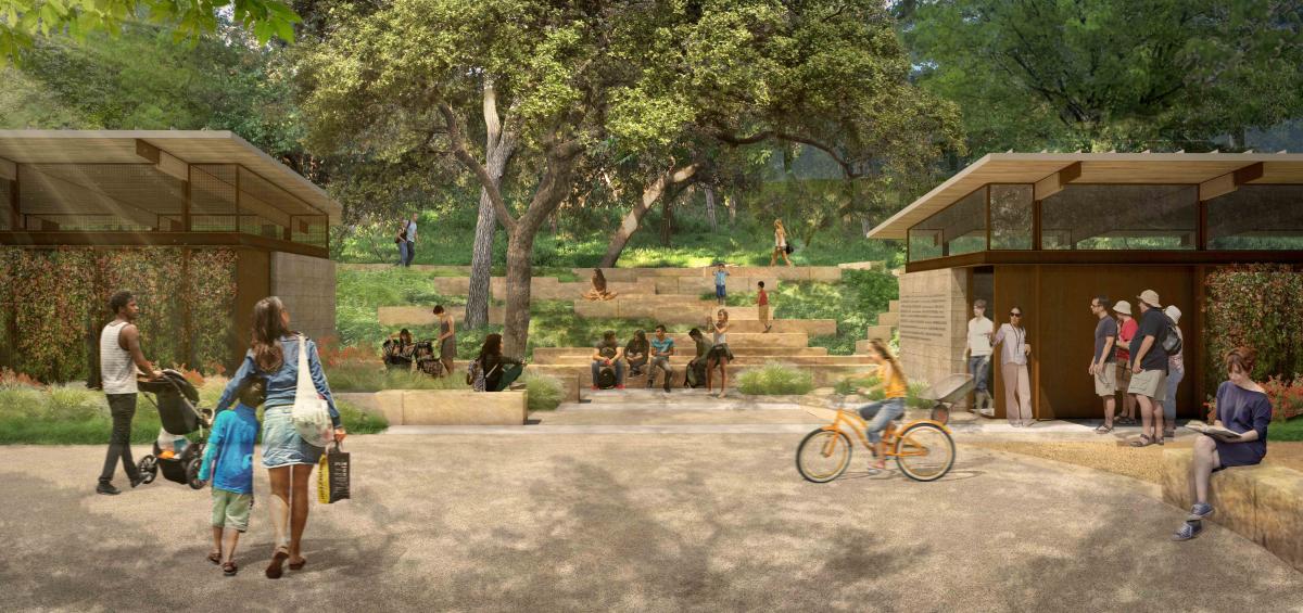 Conceptual image of new amphitheater design