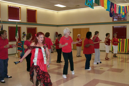 Dance classes at the Conley Guerrero Senior Activity Center