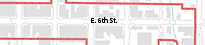 Map of E. 6th St. PID