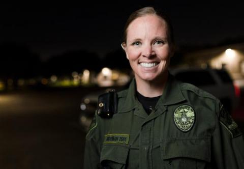 Female officer head shot