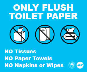 Only Flush Toilet Paper
