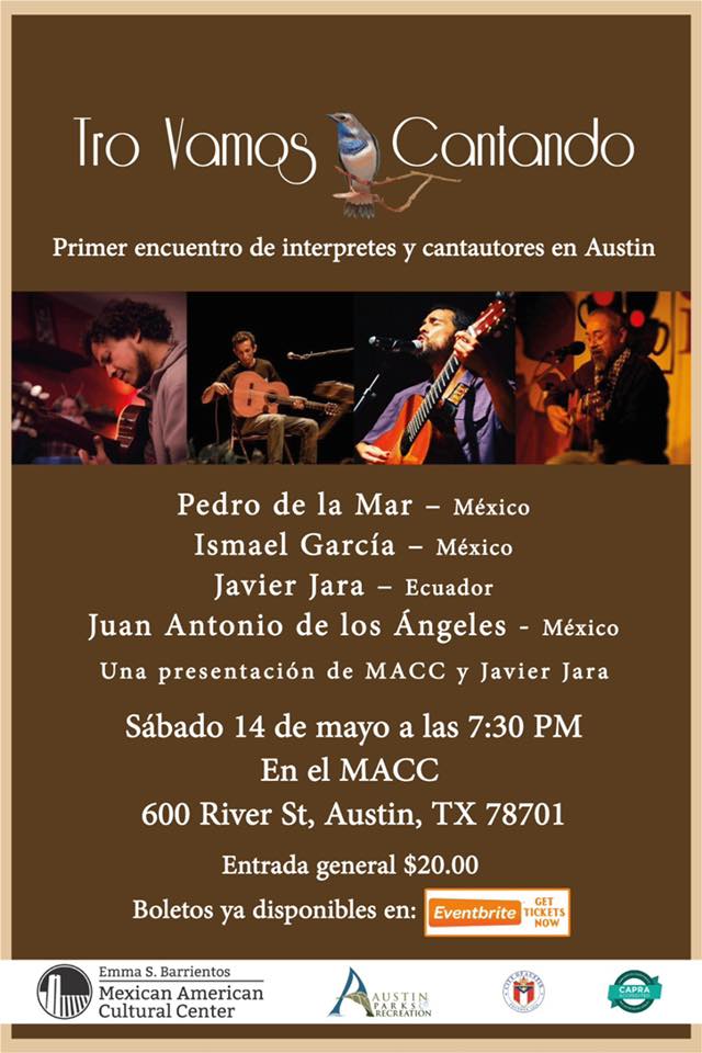 Poster for Javier Jara's "Tro Vamos Cantando"