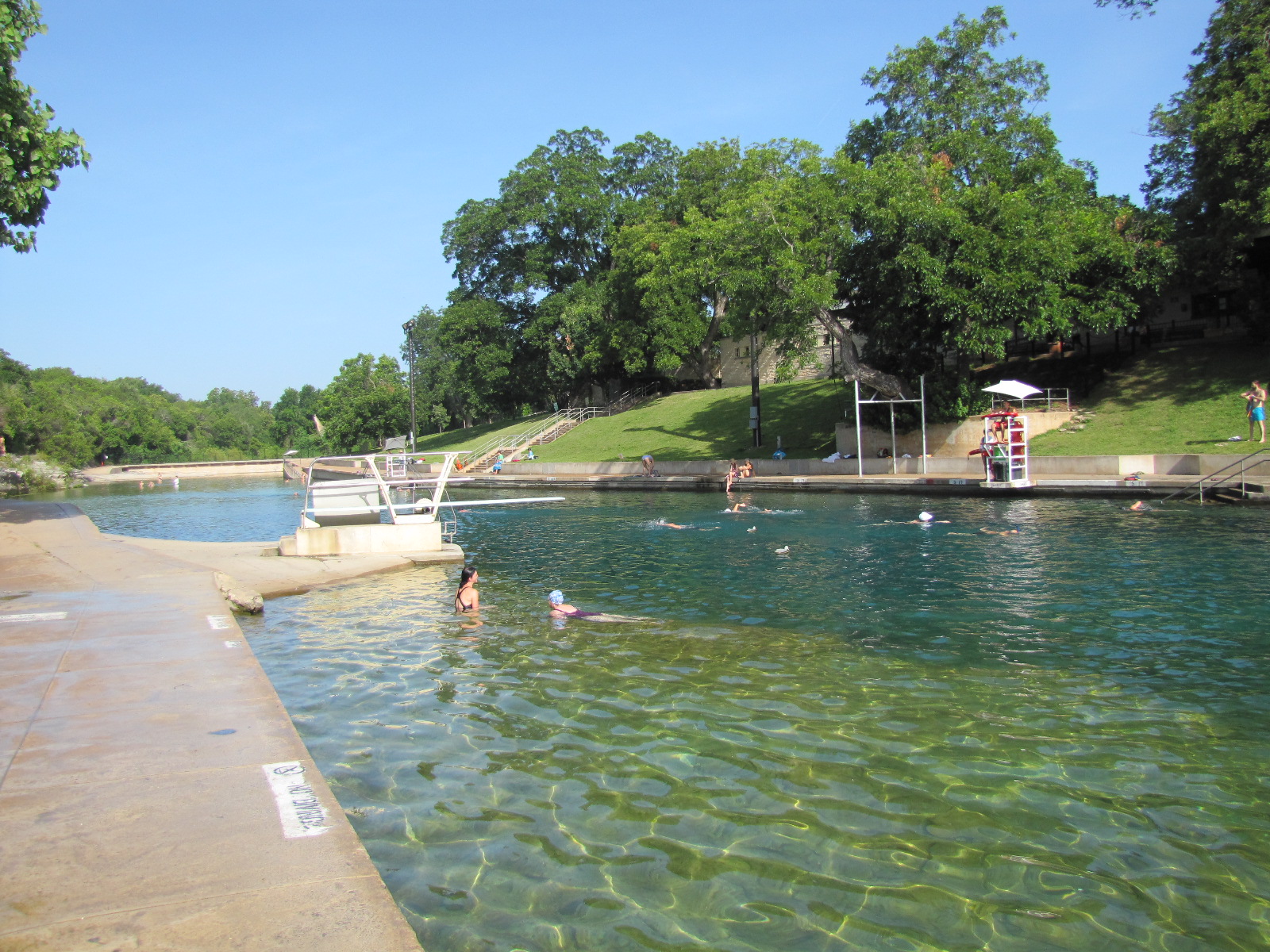 Barton Springs Pool, Zilker Park, Austin Parks and Recreation, Austin, TX