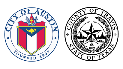 City of Austin and Travis County seals