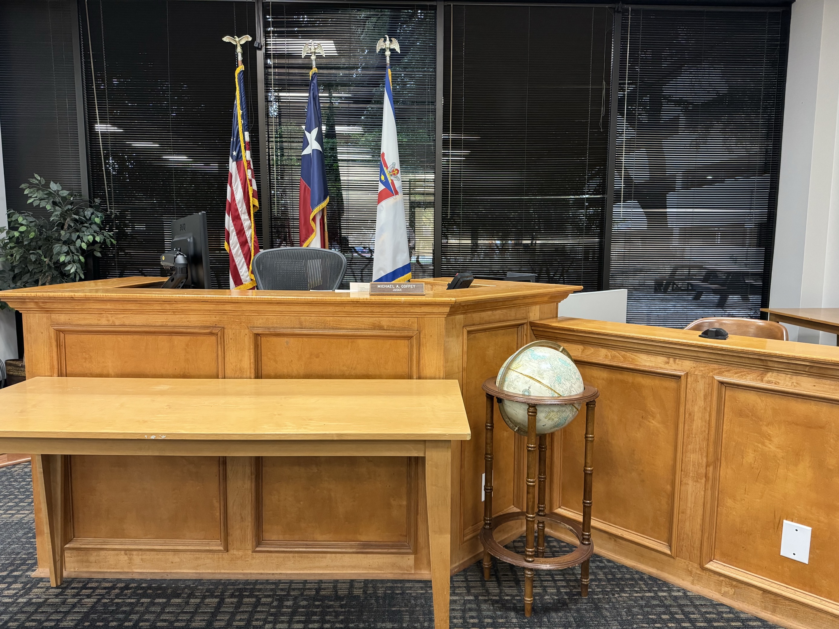 Image of one of the Municipal Court court rooms