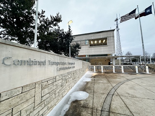 Outside view of the City of Austin Combined Transportation, Emergency, and Communications Center