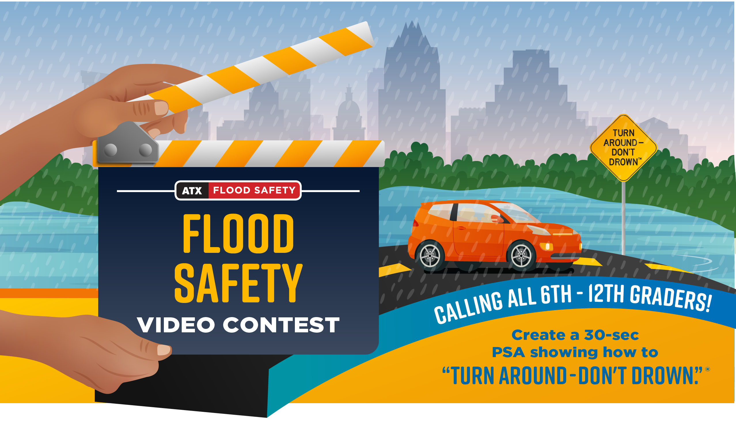 Enter the Flood Safety Video Contest by March thirty-first.