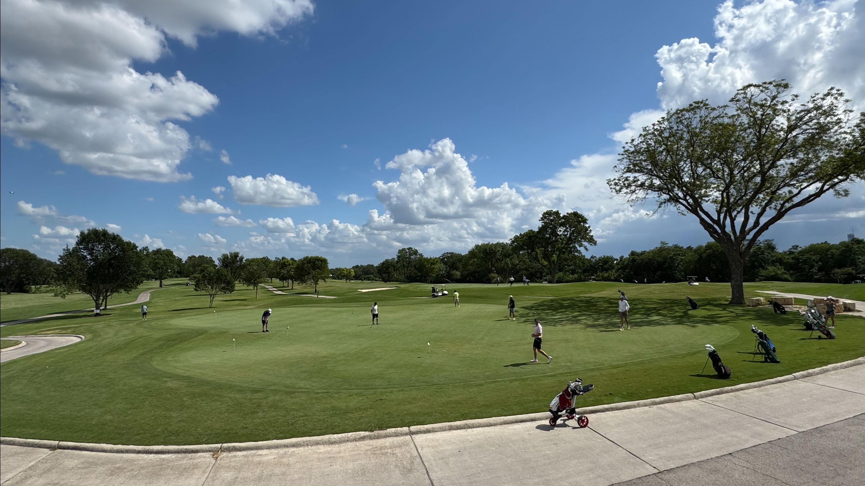 Golf ATX practice green, Austin Parks and Recreation, Austin, TX