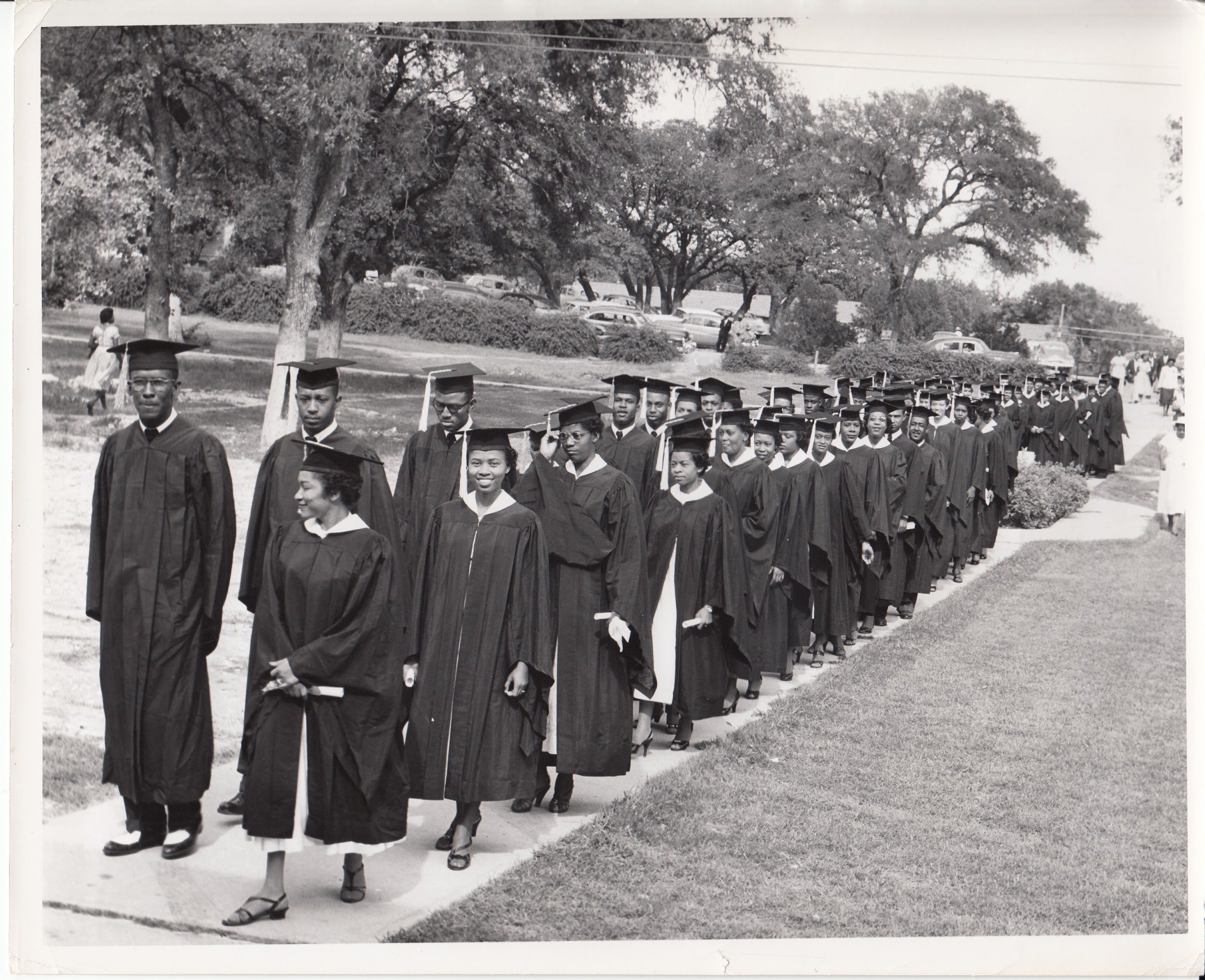 Graduates Undated image courtesy Downs-Jones Library, Huston-Tillotson University
