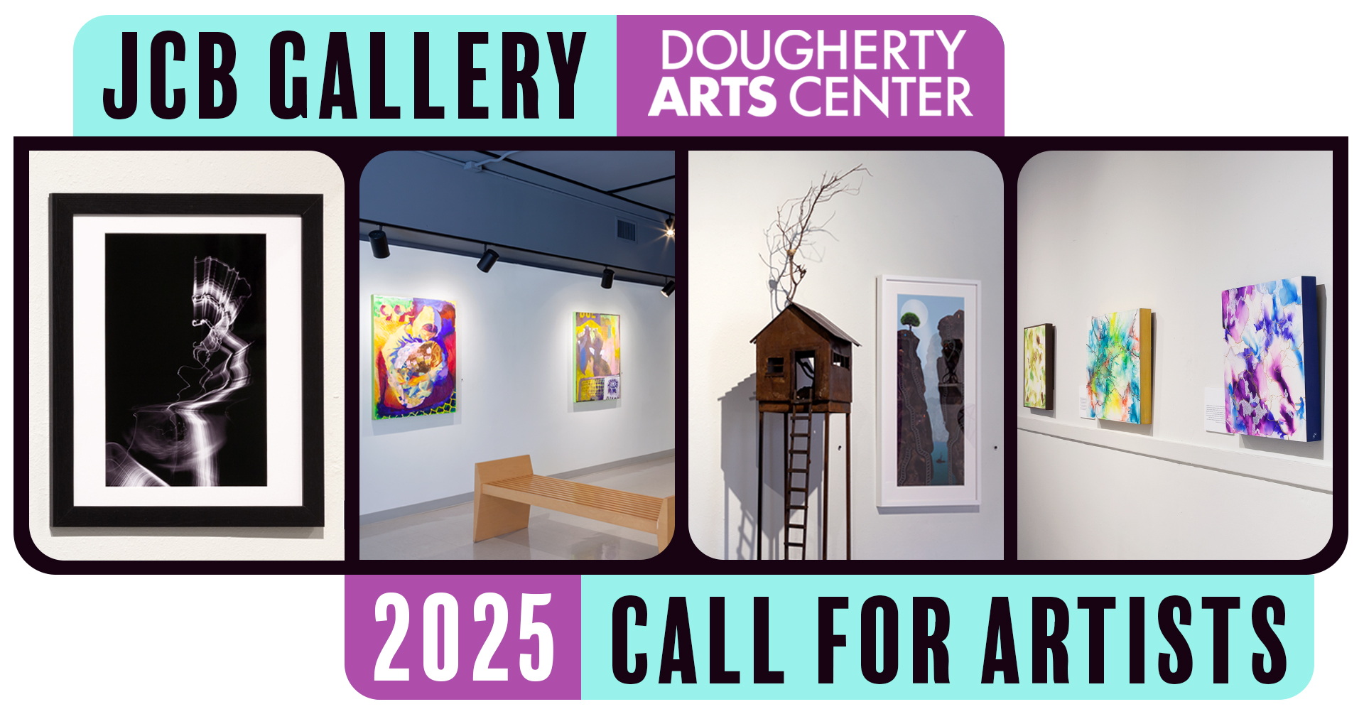 The Julia C. Butridge (JCB) Gallery at the Dougherty Arts Center has extended the deadline to submit Exhibit Proposals for the 2025 Gallery Season.