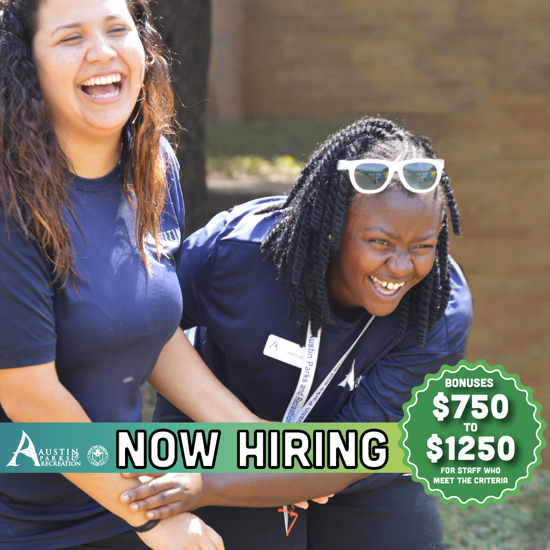 Now Hiring at Austin Parks and Recreation