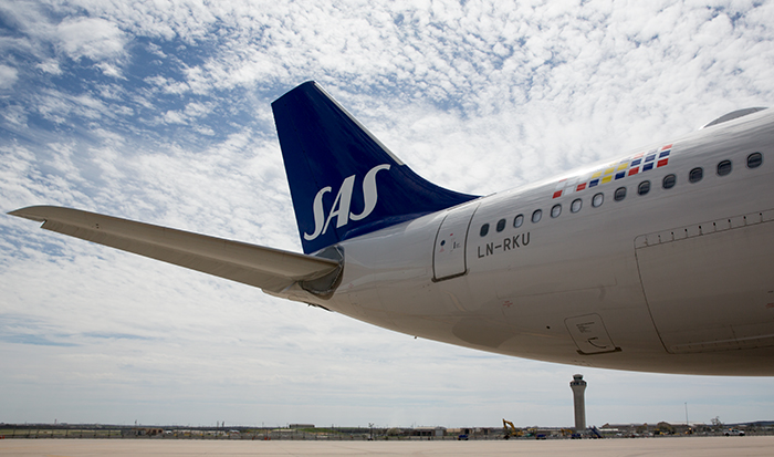 Photo of SAS jet