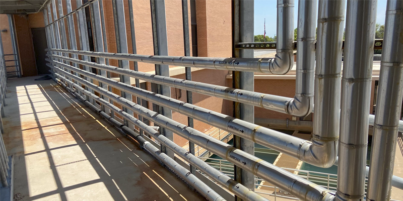 Image of pipes at an Austin Water Treatment Plant Image of pipes at an Austin Water Treatment Plant